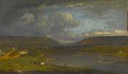 George Inness On the Delaware River oil